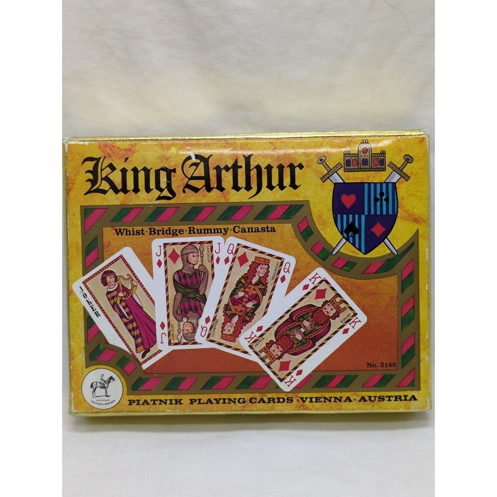 *Incomplete* King Arthur Piatnik Playing Cards Vienna Austria No. 2140